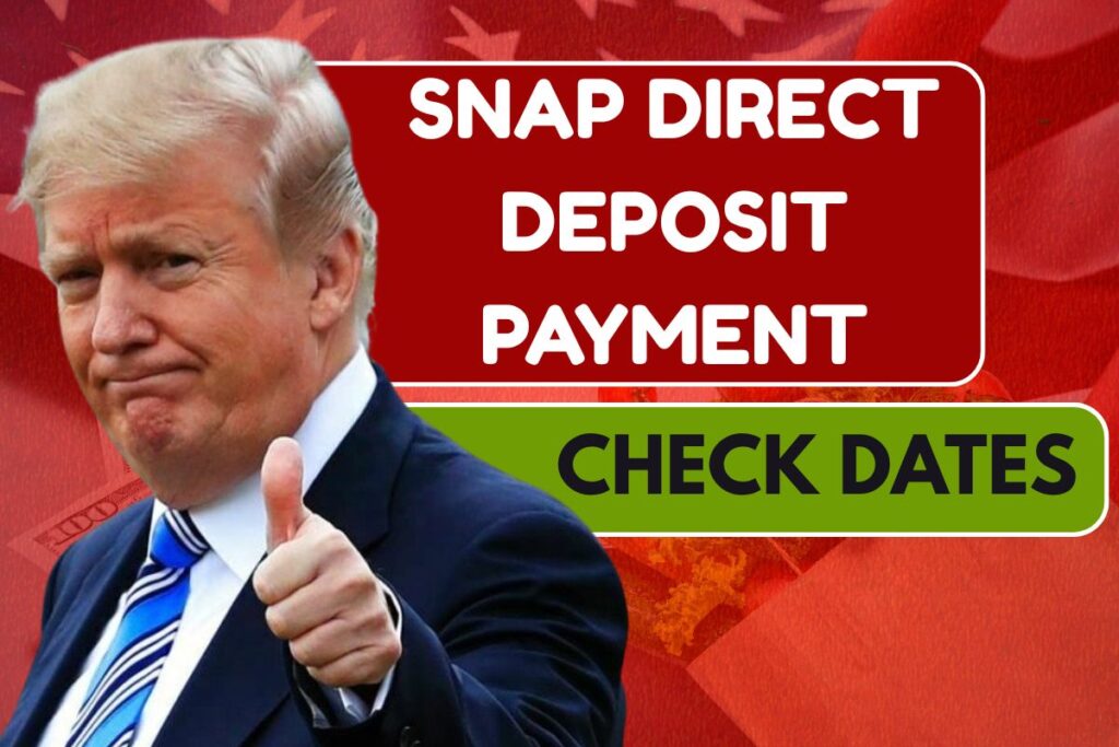 SNAP Direct Deposit Payment In November 2025 - Check Amount Update